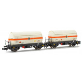 Set of tank wagons PR Butano S.A., RENFE.