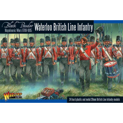 Infantería de línea británica napoleónica (campaña de Waterloo).