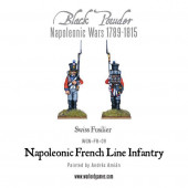 Infantería de línea francesa napoleónica.