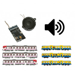 Decoder con sonido para el camello RENFE 592.