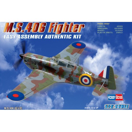 French MS.406 Fighter. HOBBY BOSS 80235