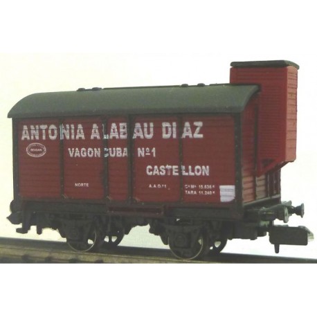 Vagón "foudre" Antonia Alabau Diaz. KTRAIN 1705C