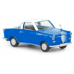 Coupé Goggomobil, azul.