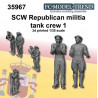 SCW Republic militia tank crew.