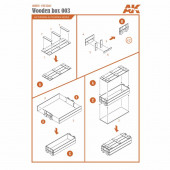 Caja de madera cortada con láser 003 (5 uds).