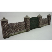 Park wall with gate.