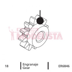 Engranaje para 353/354.