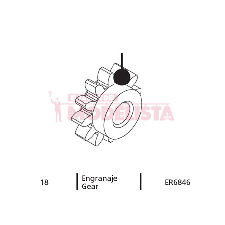 Engranaje para 353/354.