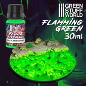 Gel salpicaduras- verde lima flúor (30 ml).