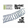 Barbed wire scale 1/48-1/52 military (30 mm).