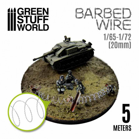 Barbed wire scale 1/48-1/52 (30 mm).