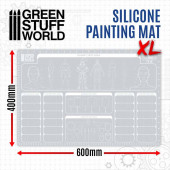 Silicone painting mat 600x400 mm.