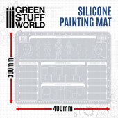 Silicone painting mat 400x300 mm.