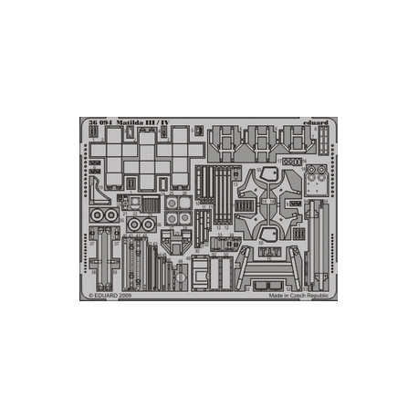 Photo-etched: Matilda III/IV (for Tamiya).