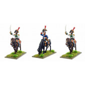 Napoleonic Spanish Mounted Infantry officers.