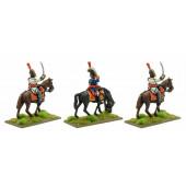 Napoleonic Spanish Mounted Infantry officers.