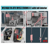 M1240A1 M-ATV (M153 CROWS II) with Full Interior.