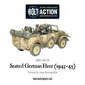 Seated German Heer. Bolt Action.