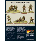 British Army support group. Bolt Action.