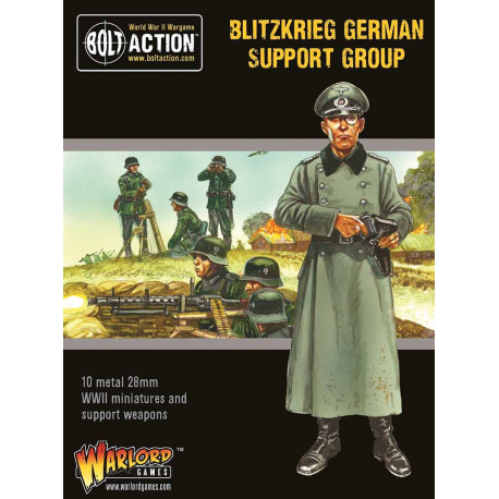 Blitzkrieg German support group. Bolt Action.