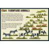 Farmyard animals.