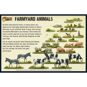 Farmyard animals.