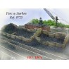 Pile of briquettes and maintenance pit.  PN SUD MODELISME 8725