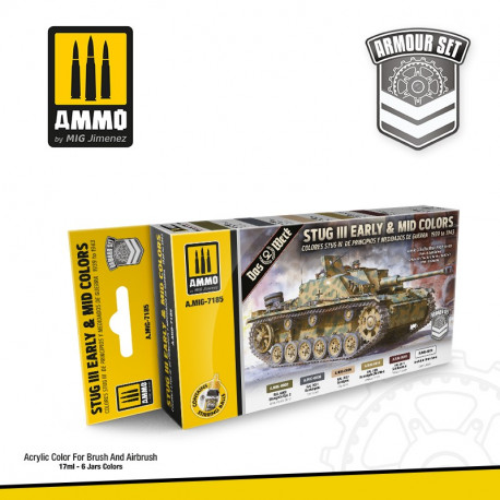 STUG III Early & Mid. colors 1939 TO 1943 Set.