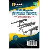 WWII German Automatic Weapons (StG 44, Erma EMP, FG 42 & MP 40).