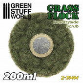 Electrostatic Grass 2-3mm . Countryside scrub. 200ml.