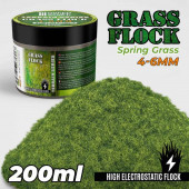 Electrostatic Grass 4-6mm . Spring grass. 200ml.