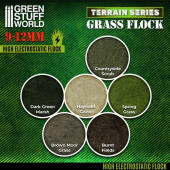 Electrostatic Grass 9-12mm . Spring grass. 200ml.