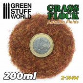 Electrostatic Grass 2-3mm . Autumn fields. 200ml.