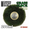 Electrostatic Grass 9-12mm . Dark green marsh. 200ml.