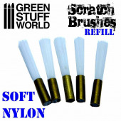 Spare Set Scratch Brushes – Soft Nylon (x5).