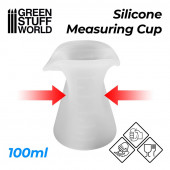 Flexible silicone cup, 100ml.