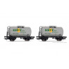 2-unit set of tank wagons, Koipe.