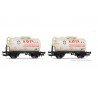 2-unit set of tank wagons, Koipe.