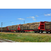 Articulated wagon 90' Smart GigaWood, Ibercargo.