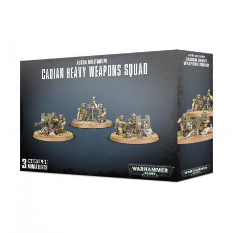 Cadian Heavy Weapon Squad.