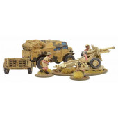 8th Army 25 pounder Light Artillery, Quad & Limber. Bolt Action.