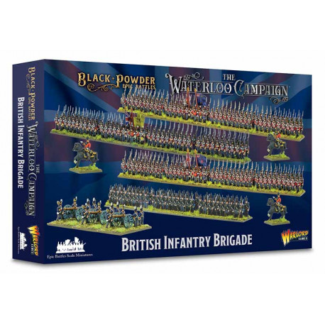 Brigada de infantería británica. Black Powder Epic Battles: Waterloo.