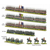 Brigada de infantería británica. Black Powder Epic Battles: Waterloo.