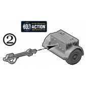 British 25 pdr Howitzer & Limber. Bolt Action.