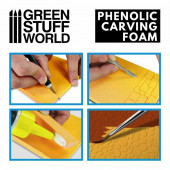 Phenolic carving foam 6 mm A4.