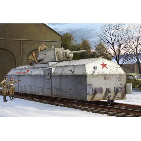 Soviet armoured train. HOBBY BOSS 82912