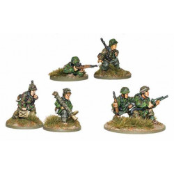 Waffen-SS Sniper, Flamethrower and Panzerschreck teams. Bolt Action.