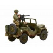 Jeep del ejército de EE. UU. Con 30 Cal MMG. Bolt Action.