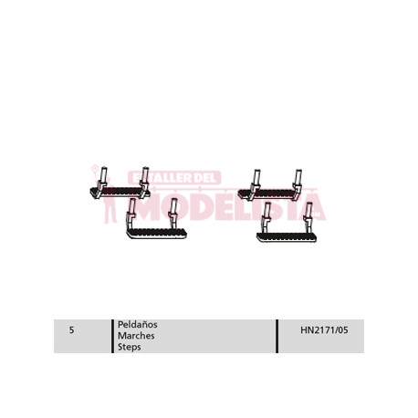 Peldaños para RENFE 592.