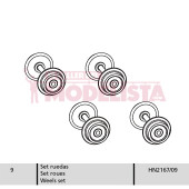 Wheel set for RENFE 592.